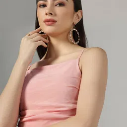 Beatnik Shoulder Straped Ruched Sheath Dress image 2