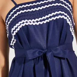 Styli Solid A-Line Strappy Maxi Dress image 2