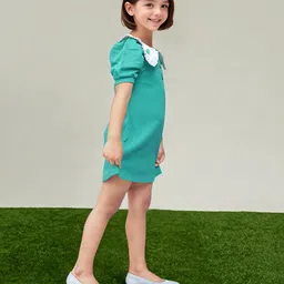 Toonyport Puff Sleeve A-Line Dress image 5