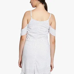 DODO & MOA White Crepe Dress image 4