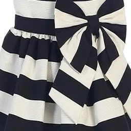 BAESD Striped Crepe Fit & Flare Dress image 3
