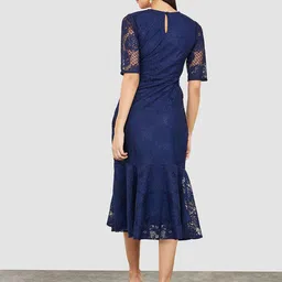 Styli Self Design A-Line Midi Dress image 4