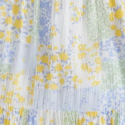 Pantaloons Junior Girls Floral Print Cotton A-Line Dress image 4