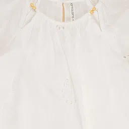 Pantaloons Junior Flared Sleeve schiffili A-Line Dress image 4