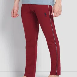 u.s. polo assn. Men Solid Red Track Pants image 4