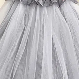 INCLUD Girls Sleeveless Gathered Cotton Fit & Flare Dress image 4