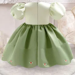 StyleCast x Revolte Puff Sleeve Peplum Dress image 4