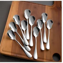 10 ice cream spoon set Stainless Steel Ice-cream Spoon Set-image-64