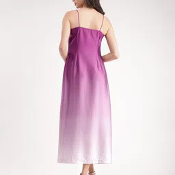 FableStreet Sleeveless Silk Maxi Dress image 4