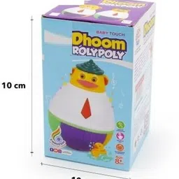 zokato dhoom Roly Poly Bear for Kids to Enhance Their Visual Skills Rattle image 5