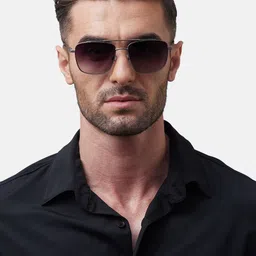 Shisen Fox KAEN MATTE SILVER Unisex Sunglass 57-picture-26