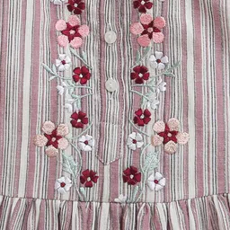 ZIP ZAP ZOOP Striped Fit & Flare Dress image 2