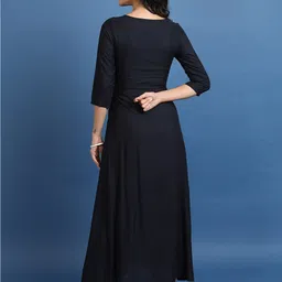 Vishudh Ethnic Motifs Embroidered A-Line Ethnic Dress image 5