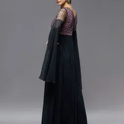 Miss Chase Long Sleeves Embellished Maxi Dress image 5