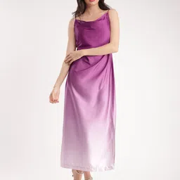 FableStreet Sleeveless Silk Maxi Dress image 5