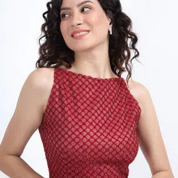 DRAPE AND DAZZLE Print Sheath Dress image 2