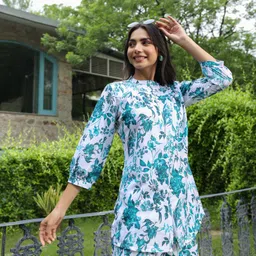 leriya fashion Tunic Pant Co-ords Set image 5