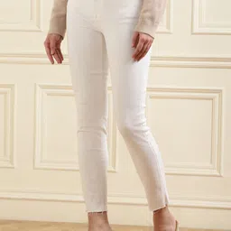 7 For All Mankind Women Mid-Rise Clean Look Cotton Jeans-picture-20