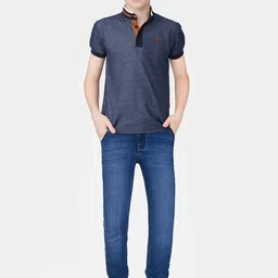 Gini and Jony Boys Mid-Rise Clrean Look Cotton Jeans-picture-55