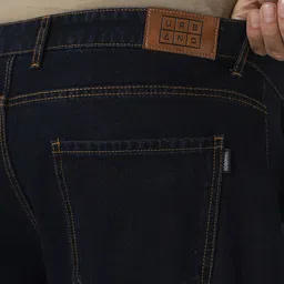 Urbano Plus Men Loose Fit Washed Cargo Non-Stretchable Jeans With 6 Pockets image 5