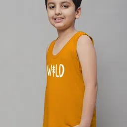 Friskers Boys Bio wash Printed Pure Cotton Basic Vests image 5