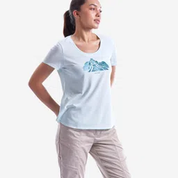 quechua Women Hiking Breathable T-shirt - NH500 Sahyadris-picture-26