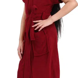 lacylook Maroon XL Bath Robe image 4