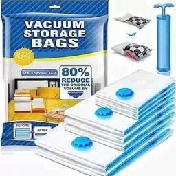 niava Vacuum Bag, Space Saver Compression Sealer 5 Bags with 1 Manual Pump High Volume Storage Vacuum Bags, Travel Storage Vacuum Bags-picture-19