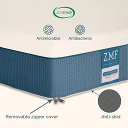 urbanbed Zen Memory Foam 6 Inch King Size Mattress (With 2 Free Memory Foam Pillows) image 4