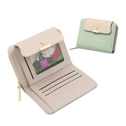 Palay Unisex Floral Textured PU Zip Around Wallet image 1