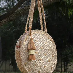 Anekaant Embellished Regular Structured Shoulder Bag image 2