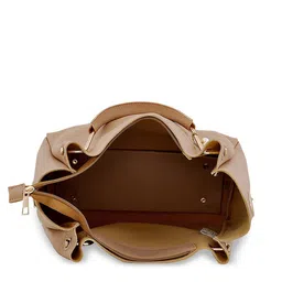 Bagsy Malone PU Shopper Handheld Bag with Tasselled image 5