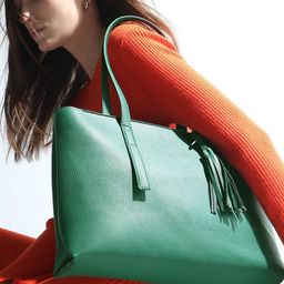 Vero Moda Oversized Structured Shoulder Bag with Tasselled-picture-31