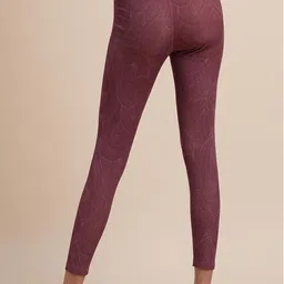 vitawolf Printed Women Maroon Tights image 2