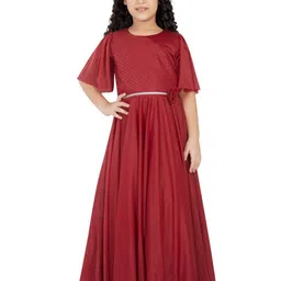 Peppermint Embellished Net Maxi Dress-picture-34