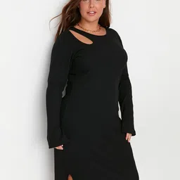 Trendyol Women Black Sheath Dress-picture-38