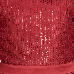 Peppermint Embellished Sequined Fit & Flare Dress image 5