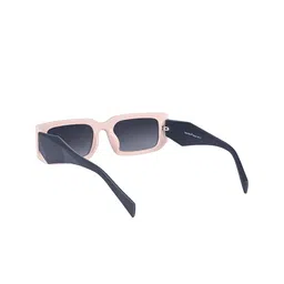 NuVew Women Rectangle Sunglasses with UV Protected Lens ES_16557-31-NW-9280-BLK-mSKGY-RT image 4