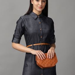 SHOWOFF Women Black Shirt Collar Dress-picture-25