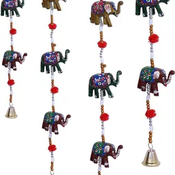 dreamydesign Home Decor Rajasthani Decorative Hanging Wind Chimes for Home Decor Paper Windchime-picture-27