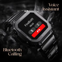 Fire-Boltt Retro 39.1mm (1.54) Display, Bluetooth call, Voice Assistance, Steel Straps Smartwatch image 5