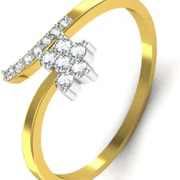 avsar Jammu 18kt Diamond Yellow Gold ring-image-90