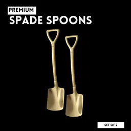 dapno Golden Spade Square Shape Spoon For Desserts,Beverages,Snacks & Fruits Stainless Steel Coffee Spoon, Dessert Spoon, Ice-cream Spoon, Salad Spoon, Sugar Spoon, Tea Spoon Set-picture-33