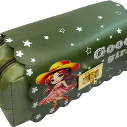 zeetrax Good Girl Pencil Box Printed Art Artificial Leather Pencil Box-picture-25