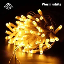 atulux 40 LEDs 9.5 m White, Yellow Steady String Rice Lights-picture-13