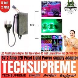 TechSupreme Pixel led light adapter for Decoration 40 feet Length Pixel led 50/100 PCS A10 110 W Adapter-picture-10