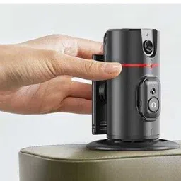 EVAAENTERPRISES Black Stabilizer P02 in Auto Face Tracking 2 Axis Gimbal for Mobile, Camera image 3