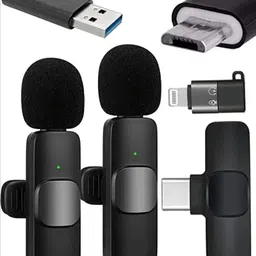 BfsTeckt K9 Dual Wireless for YouTube, Vlogging, Recording for Android & iPhone Camera Microphone-picture-11