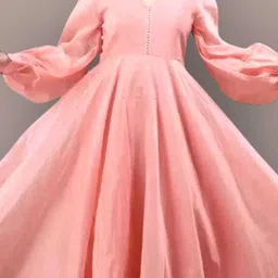 kit villa Net Stitched Anarkali Gown image 3