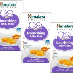 himalaya NOURISHING BABY SOAP 125g ( Pack of 3)-picture-17